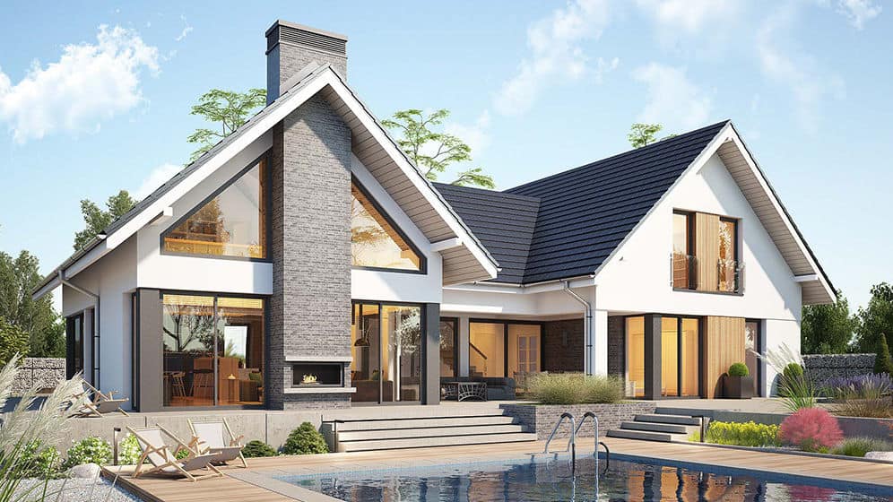 Blossom Villa exterior, two-storey